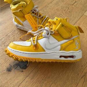 Nike Air Force Mid 1 Off White size 6